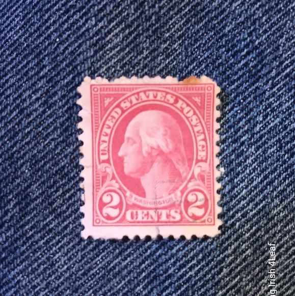 RARE 2 Cent Washington Stamp-Red Die*** - Picture 2 of 2